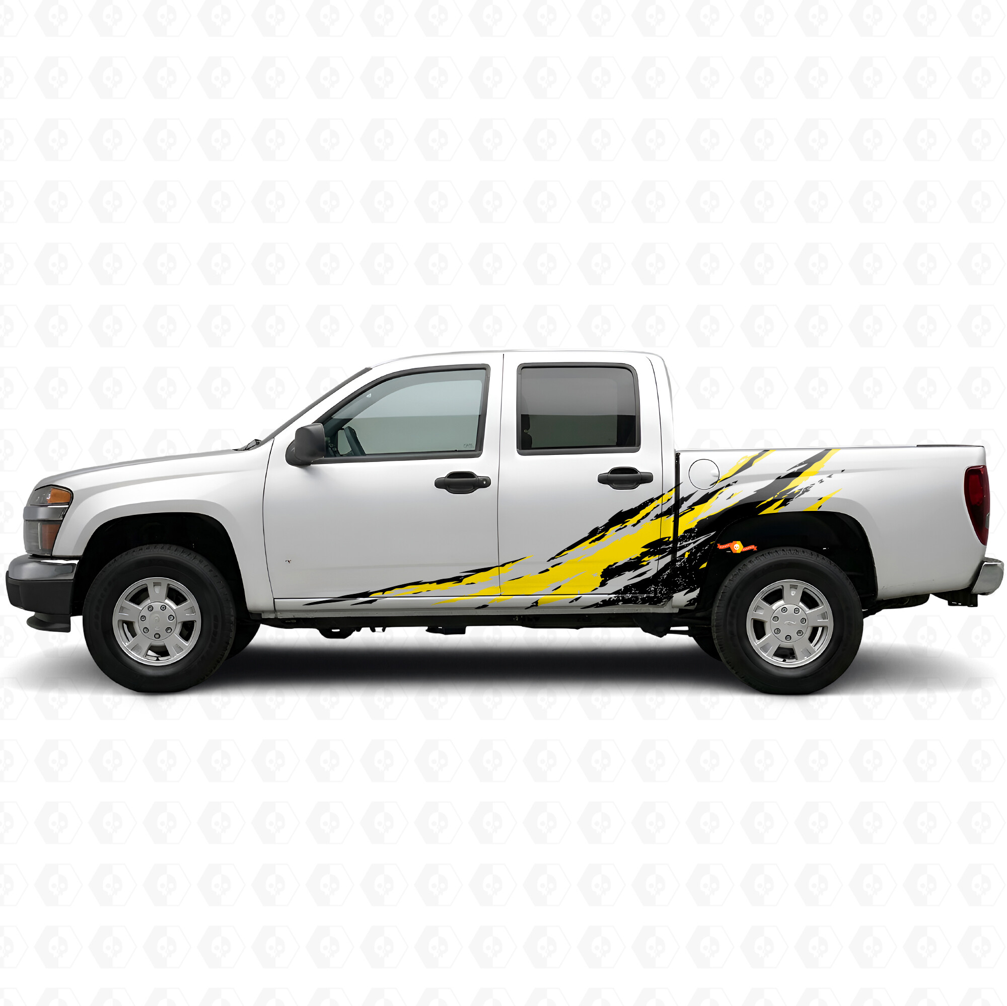 Bandes en vinyle usées pour porte d'éclaboussures et côté de caisse pour Chevrolet Colorado 1ère génération 2004-2012