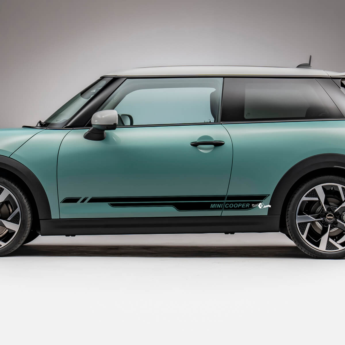 STRIPES DE RACHING SIRMIÈRE GRAPHIQUE DÉCALLE POUR MINI COOPER S 4
