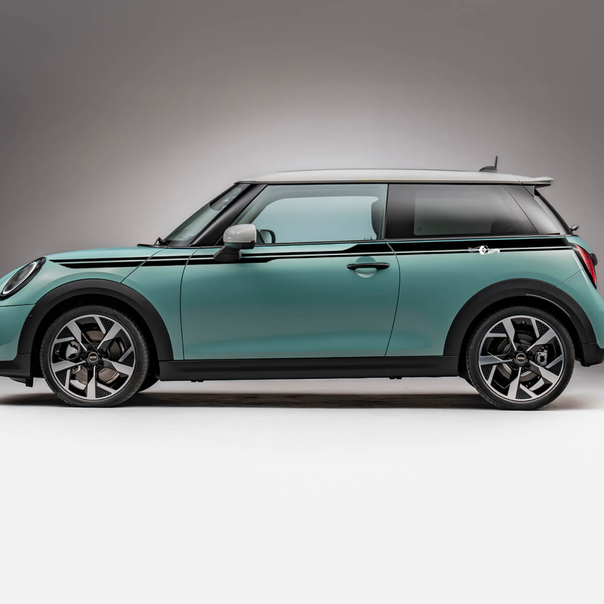 Accents de course secondaire rayures de décalcomanie graphique pour Mini Cooper S
