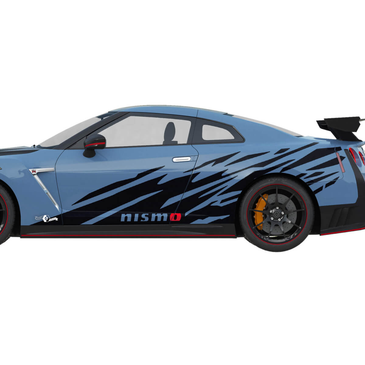 2X GRAPHIQUES SIRMES NISMO KIT DE DÉCALLE DE LIGNE DE NISMO POUR NISSAN GT-R
