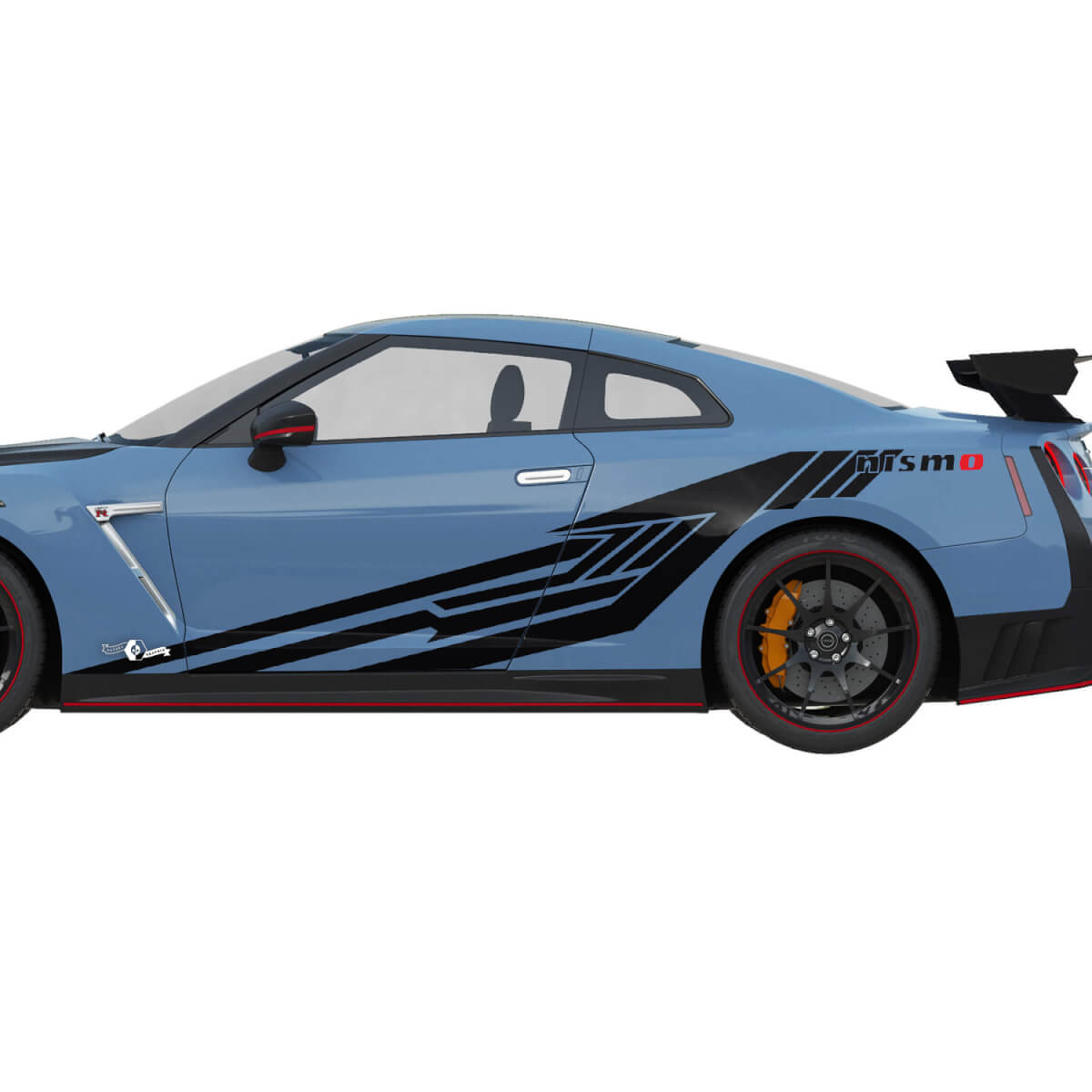 Graphiques secondaires Kit de décalcomanie de ligne de rayures Nismo pour Nissan GT-R

