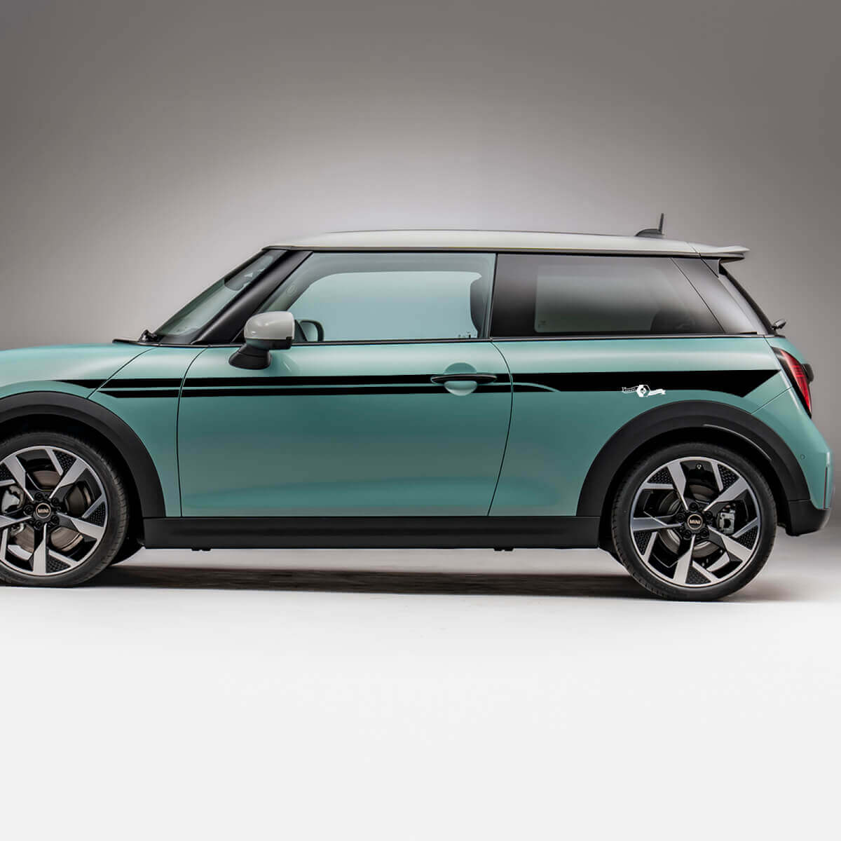 Portes latérales accentuer les rayures graphiques décalale pour mini-cooper s
