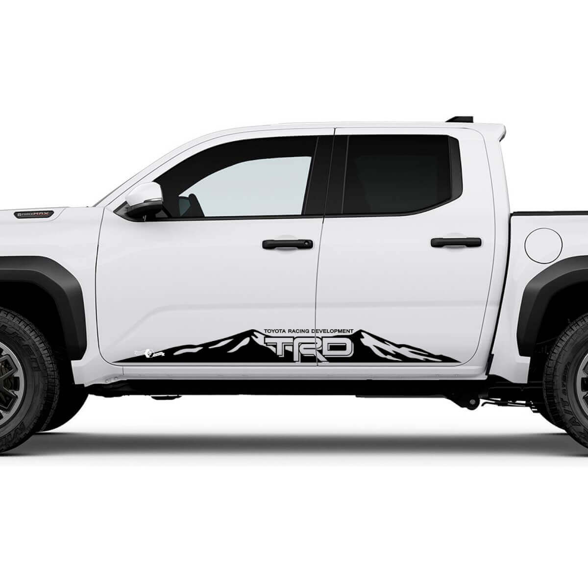 Décalcomanies autocollantes TRD Off Road Mountains Side Rocker Panel pour Toyota Tacoma 4ème génération 2
