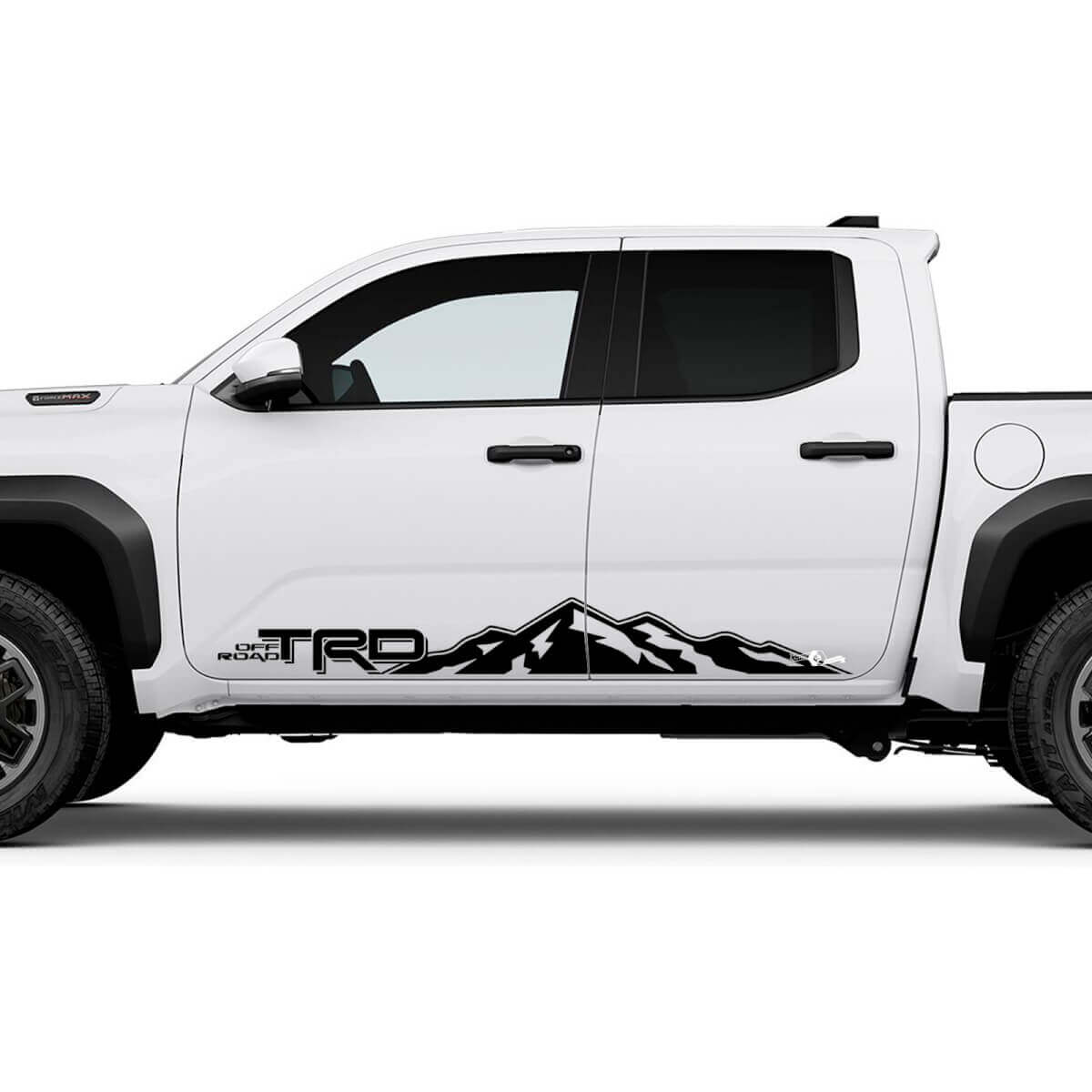 TRD Off Road Side Mountains Rocker Panneer Stickers Stickers for Toyota Tacoma
