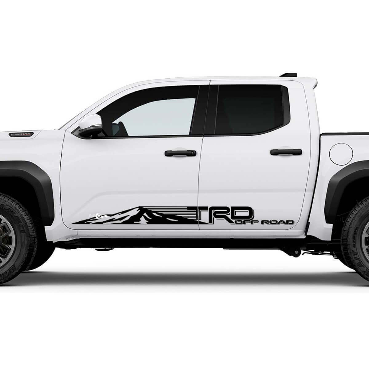 Trd Off Road Us Side Mountains Rocker Panneer Stickers Stickers for Toyota Tacoma 2
