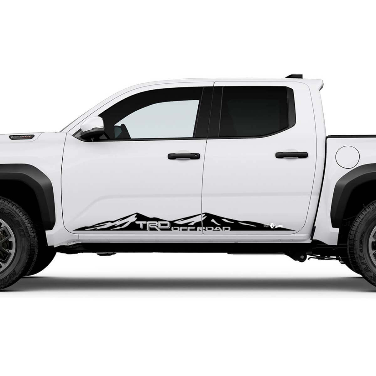 Trd Off Road Us Side Mountains Rocker Panneer Stickers Stickers for Toyota Tacoma 2
