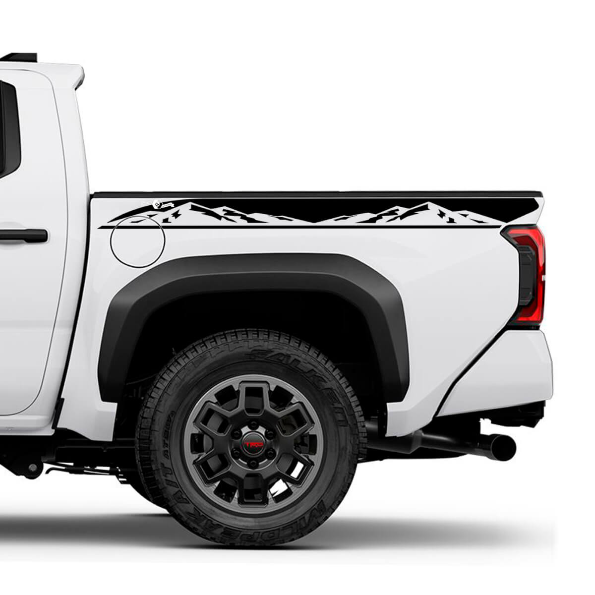 Stickers de camions de chevet des montagnes pour Toyota Tacoma 4e génération
