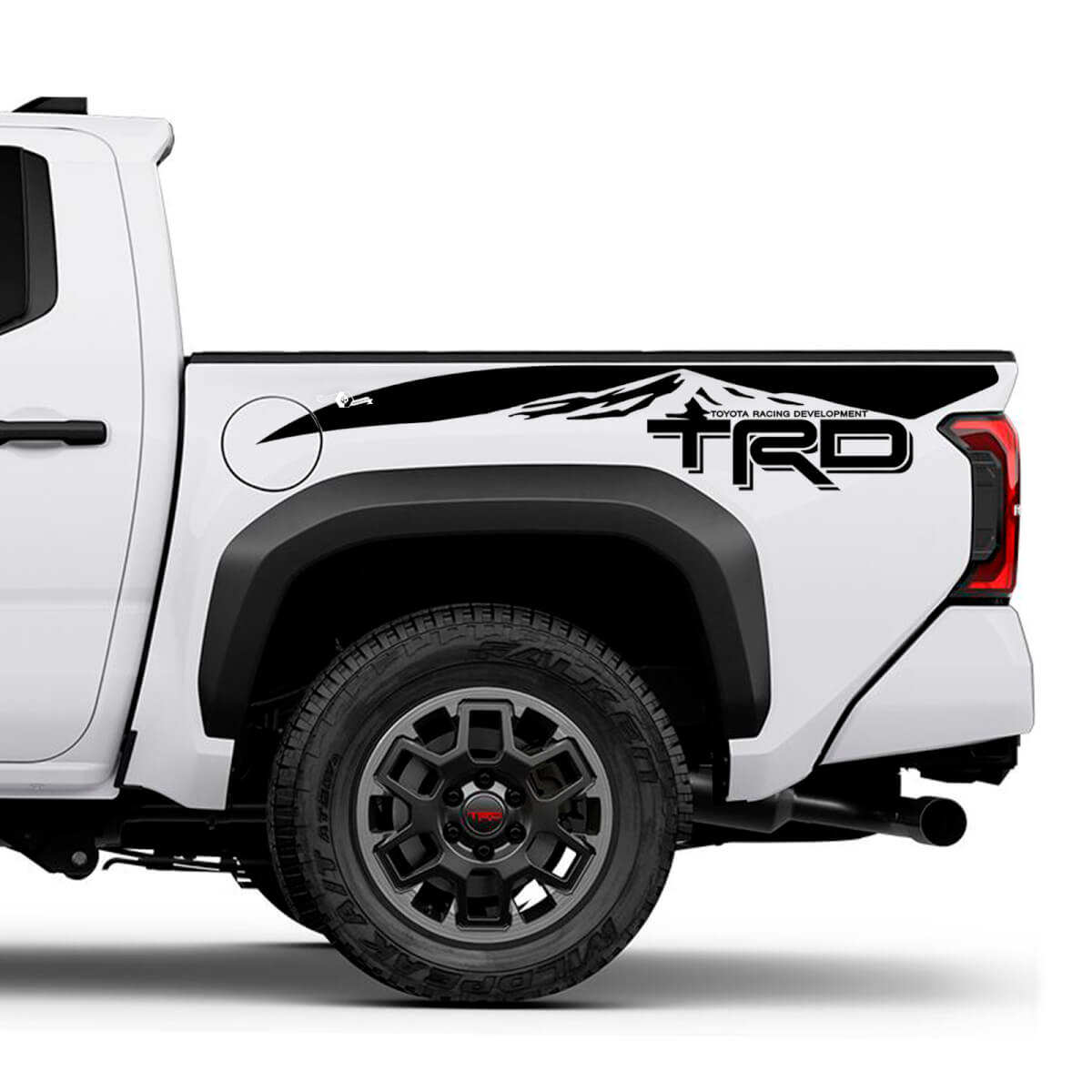TRD OFF Road Mountains Deside Truck Decs Stickers pour Toyota Tacoma 2
