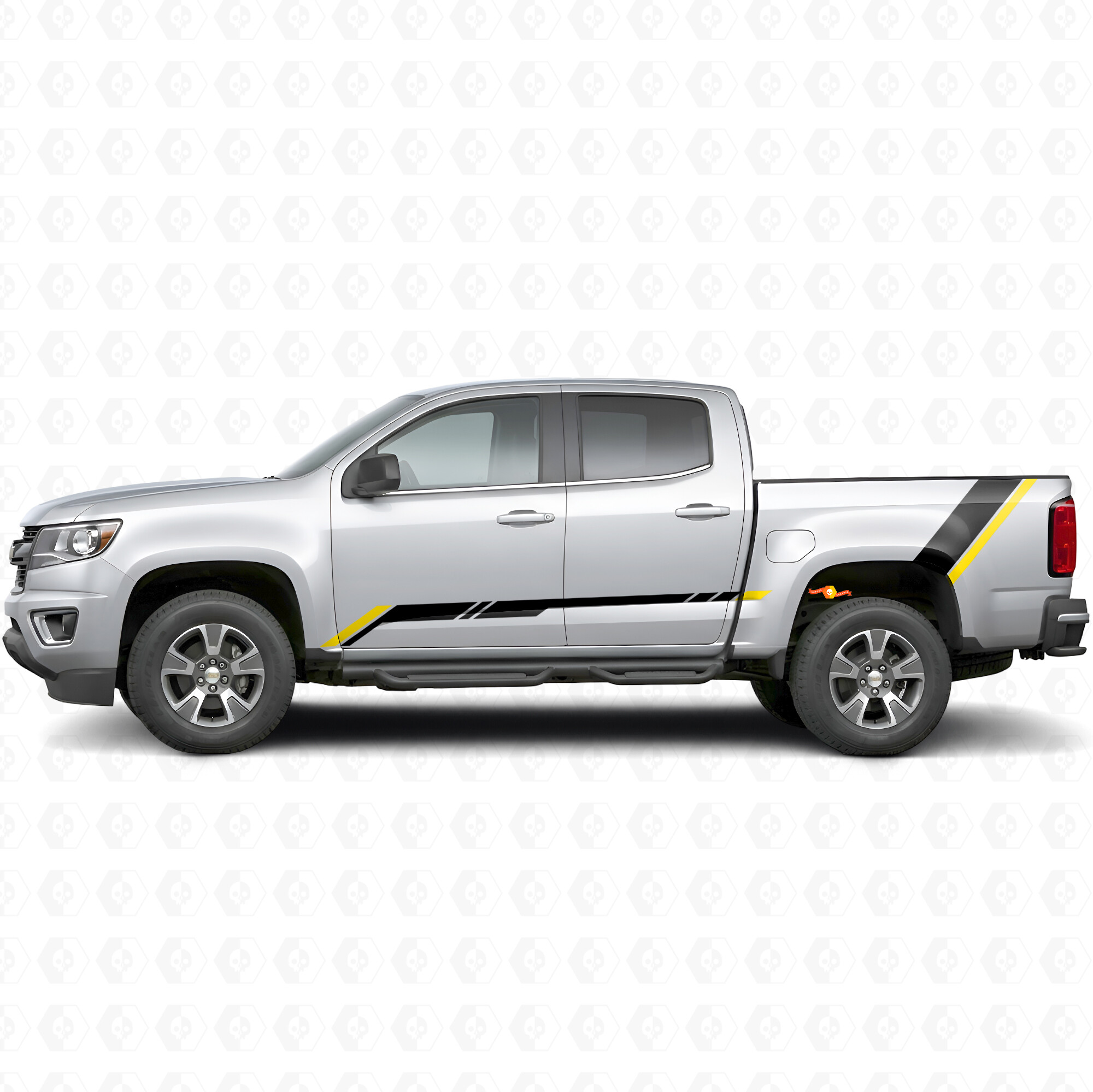 Bandes en vinyle Accent Ascendant pour porte et côté de caisse Chevrolet Colorado 2e Gén 2015-2022
