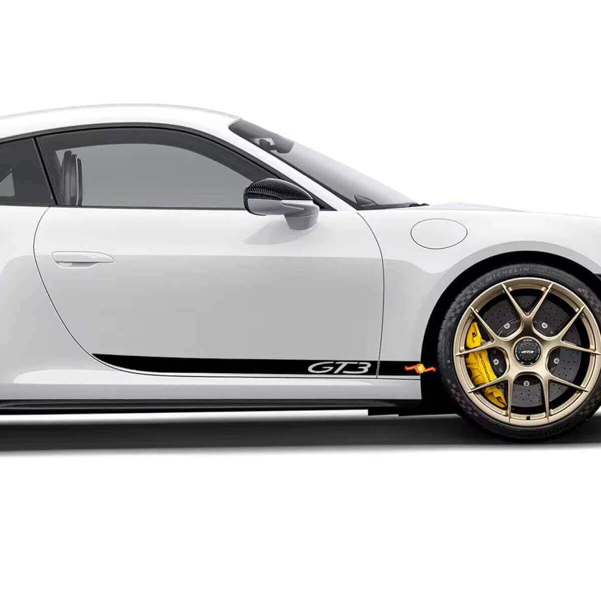 Side 911 GT3 Stripes Stripes Kit Sticker Sticker pour Porsche 911 GT3
