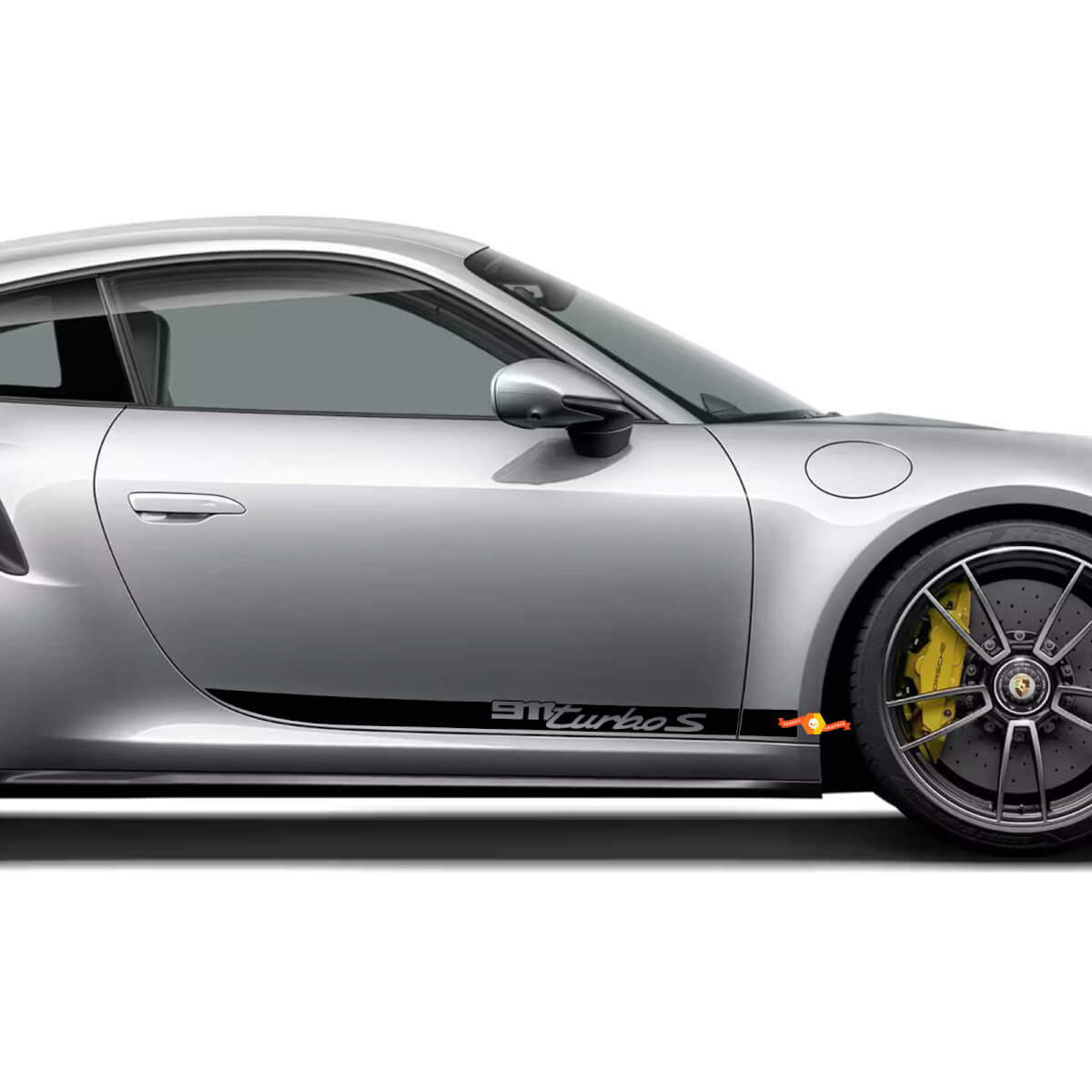 Side 911 Dakar Doors Stripes Kit Sticker Sticker pour Porsche 911 Dakar
