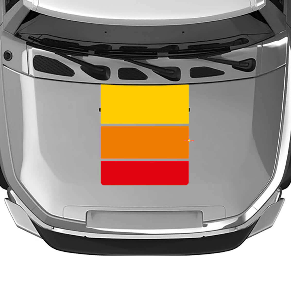 Kit de décalcomanies en vinyle à rayures style héritage pour capot et côtés pour Toyota FJ Cruiser