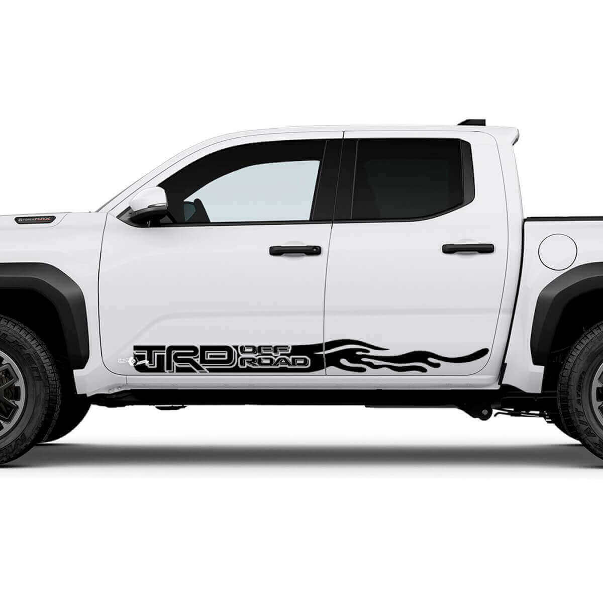 Autocollants Déco TRD Off Road pour Bas de Porte Latéral 2 pour Toyota Tacoma