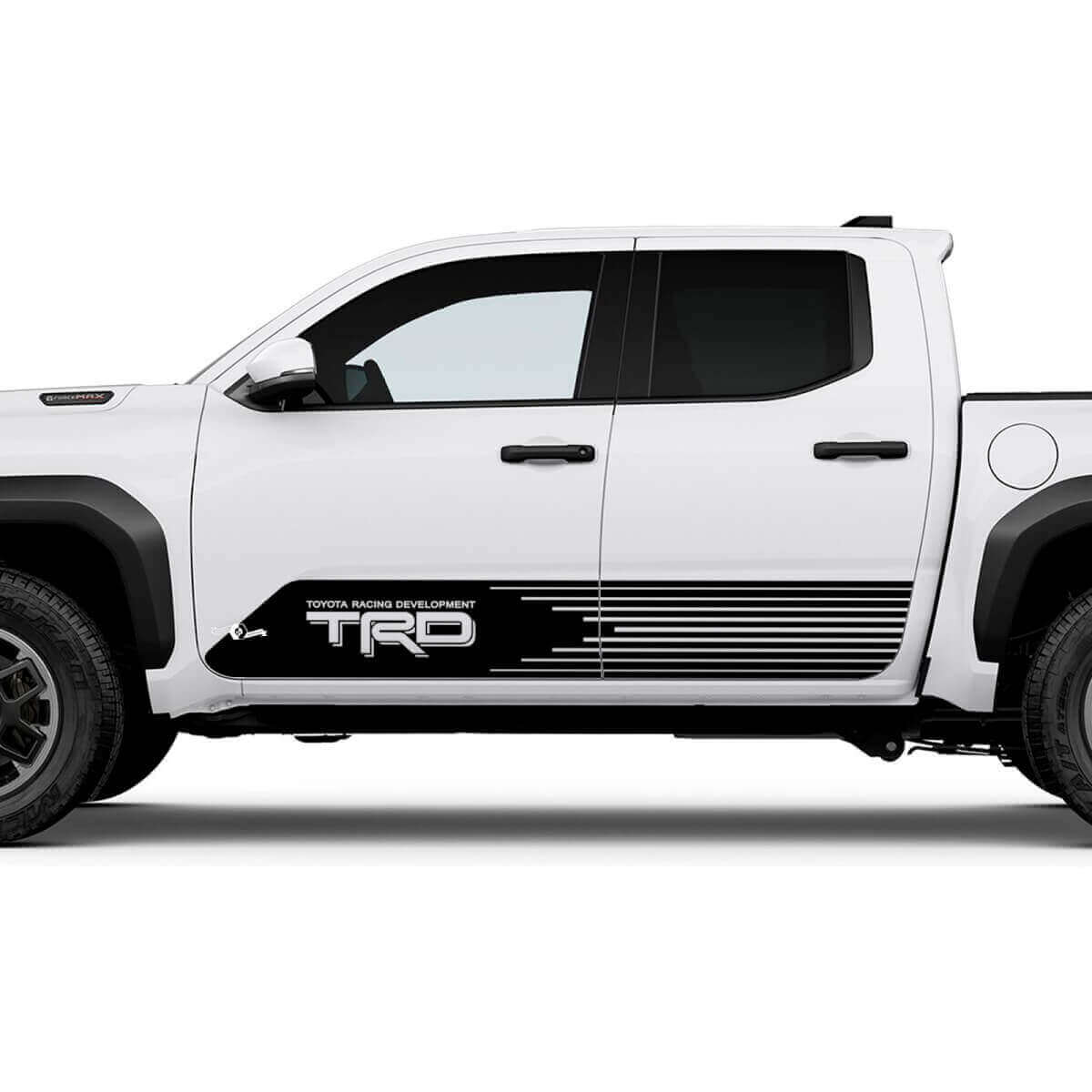 TRD OFF Side Racing Stripes Rocker Panneer Stickers Stickers for Toyota Tacoma
