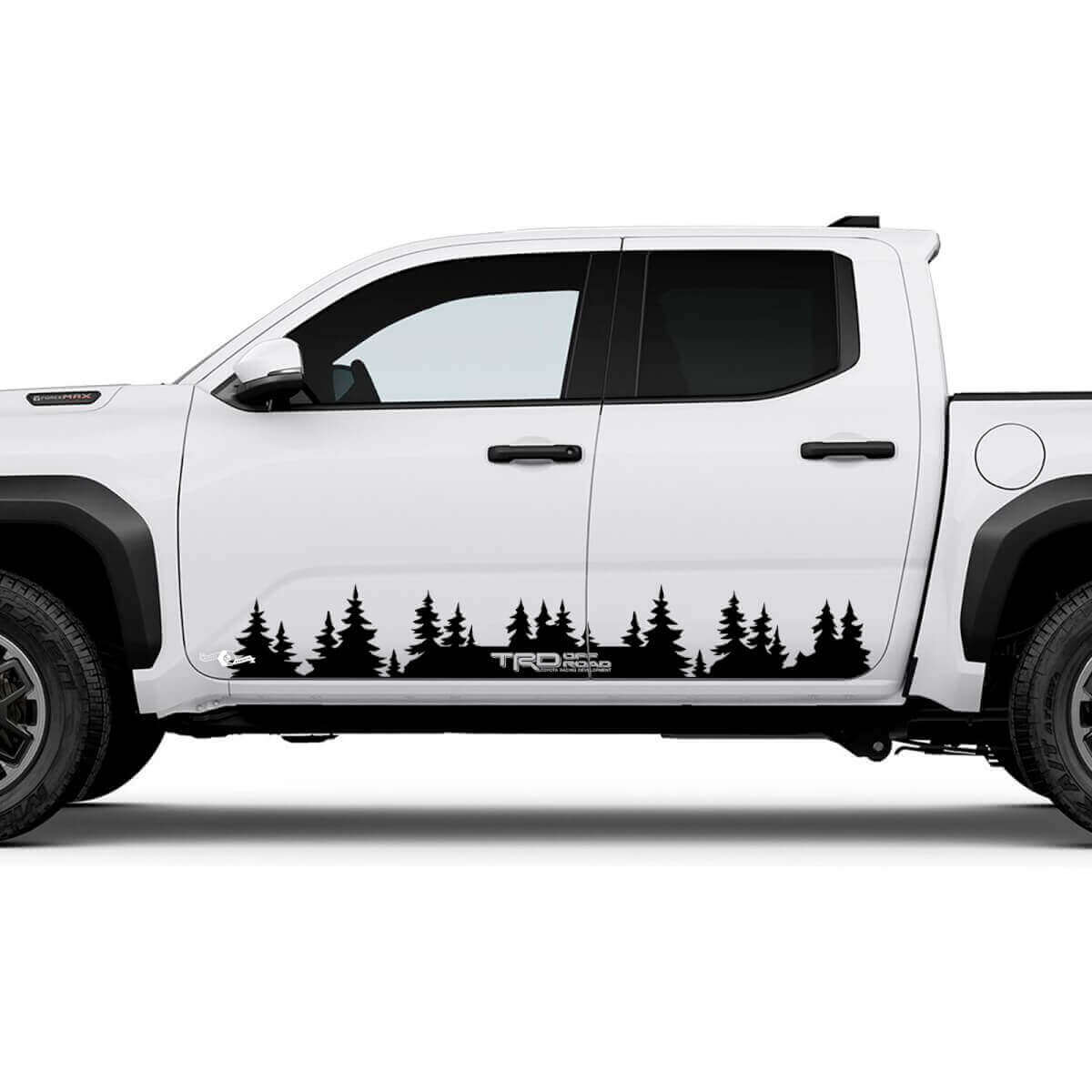 Montagnes Arbres Portes latérales Panneaux Stickers pour Toyota Tundra
