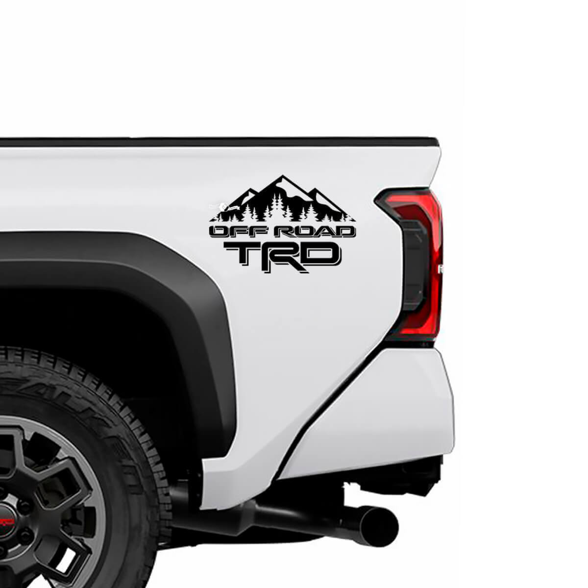 TRD OFF ROAD MOUNTAINS SECTRIDE CHIRD TRUCK Stickers Stickers for Toyota Tundra
