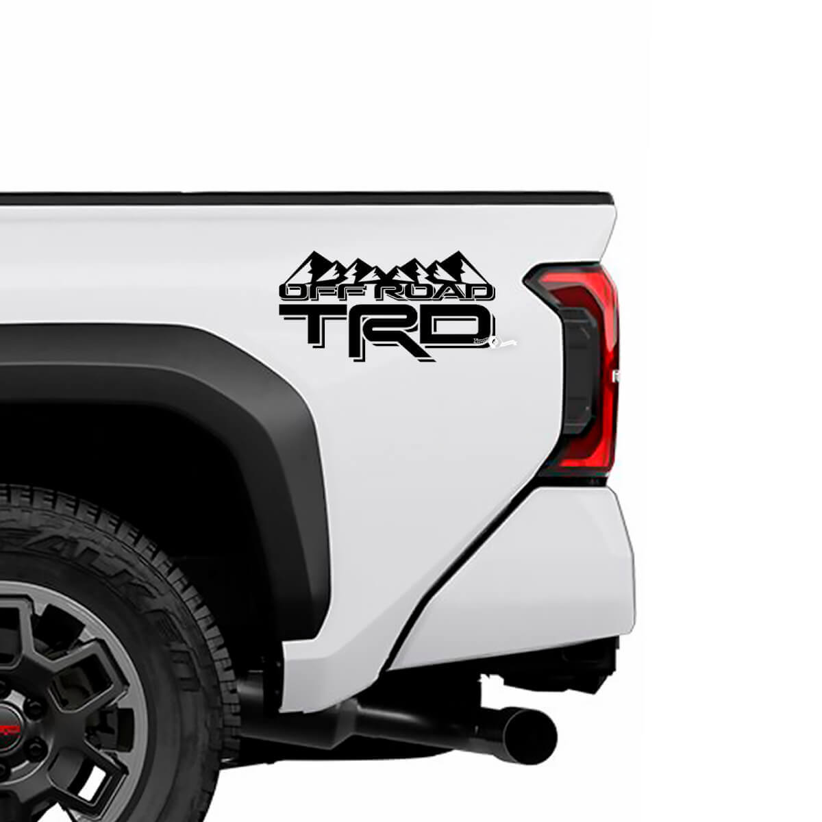 TRD OFF ROAD MOUNTES SECTRIDE CHIDE TRUCH Stickers Stickers pour Toyota Trucks 2
