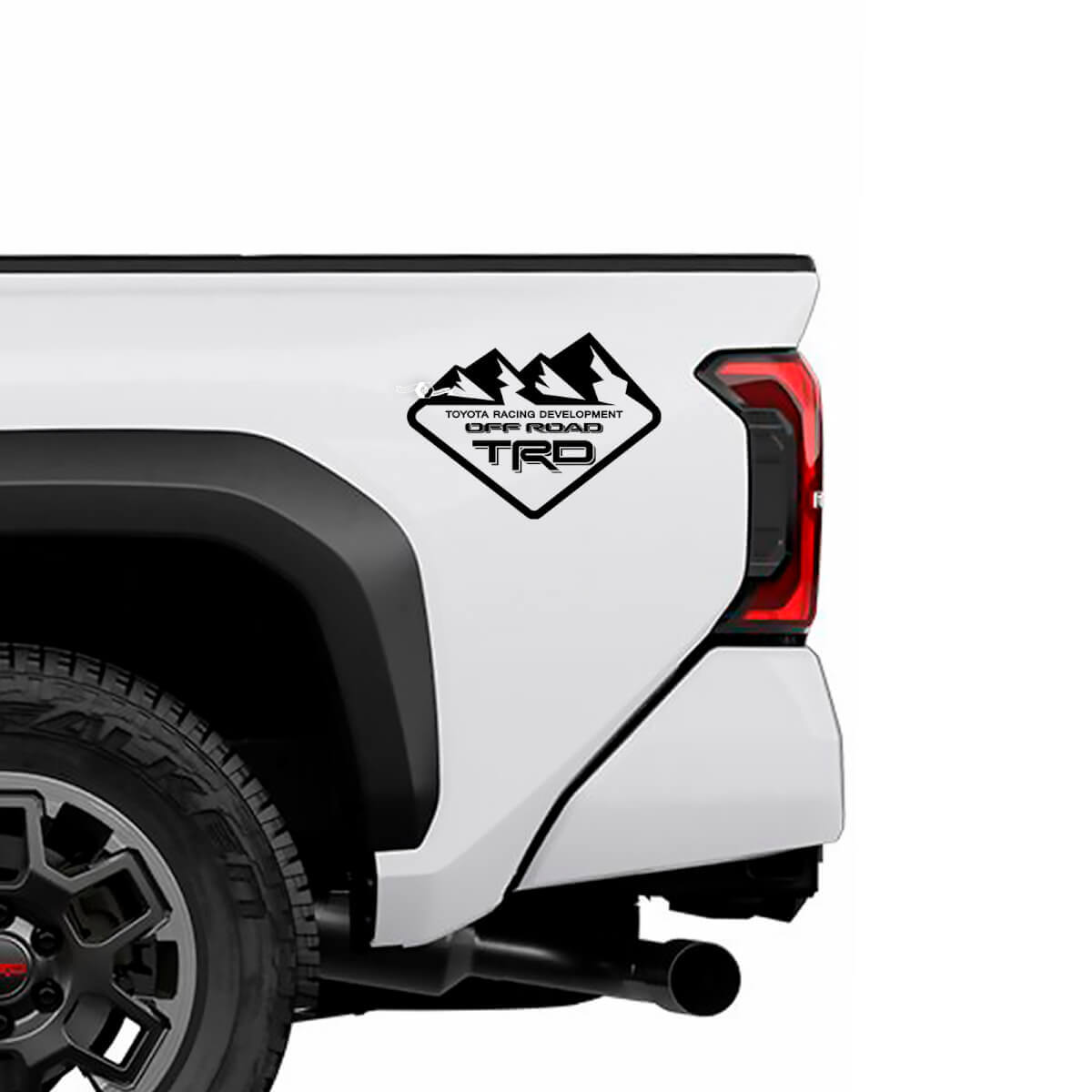 TRD OFF ROAD MOUNTES SECTRATION SECTRADE TRUCH Stickers Stickers pour Toyota Trucks 3
