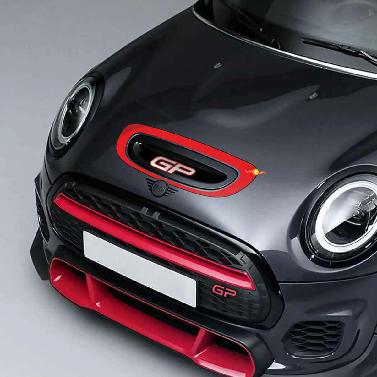 Autocollant Vinyle Entrée d'Air Capot GP pour MINI Cooper GP2 GP3