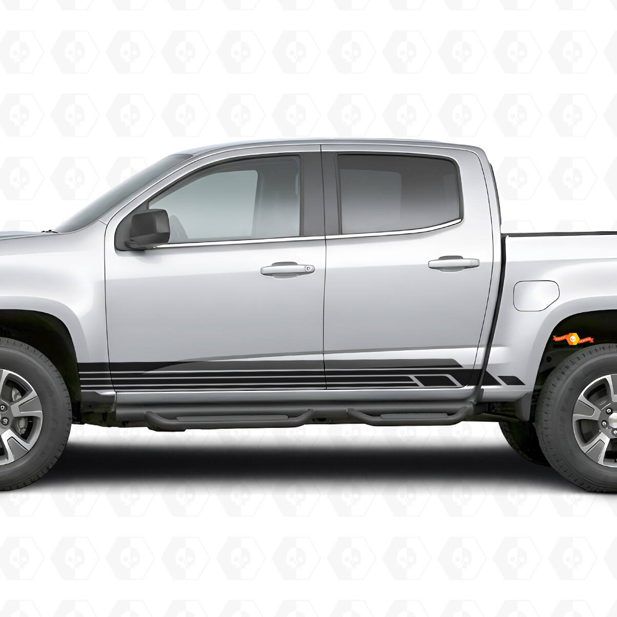 Bandes adhésives en vinyle stratifiées pour les portes et les bas de caisse pour Chevrolet Colorado 2e génération 2015-2022