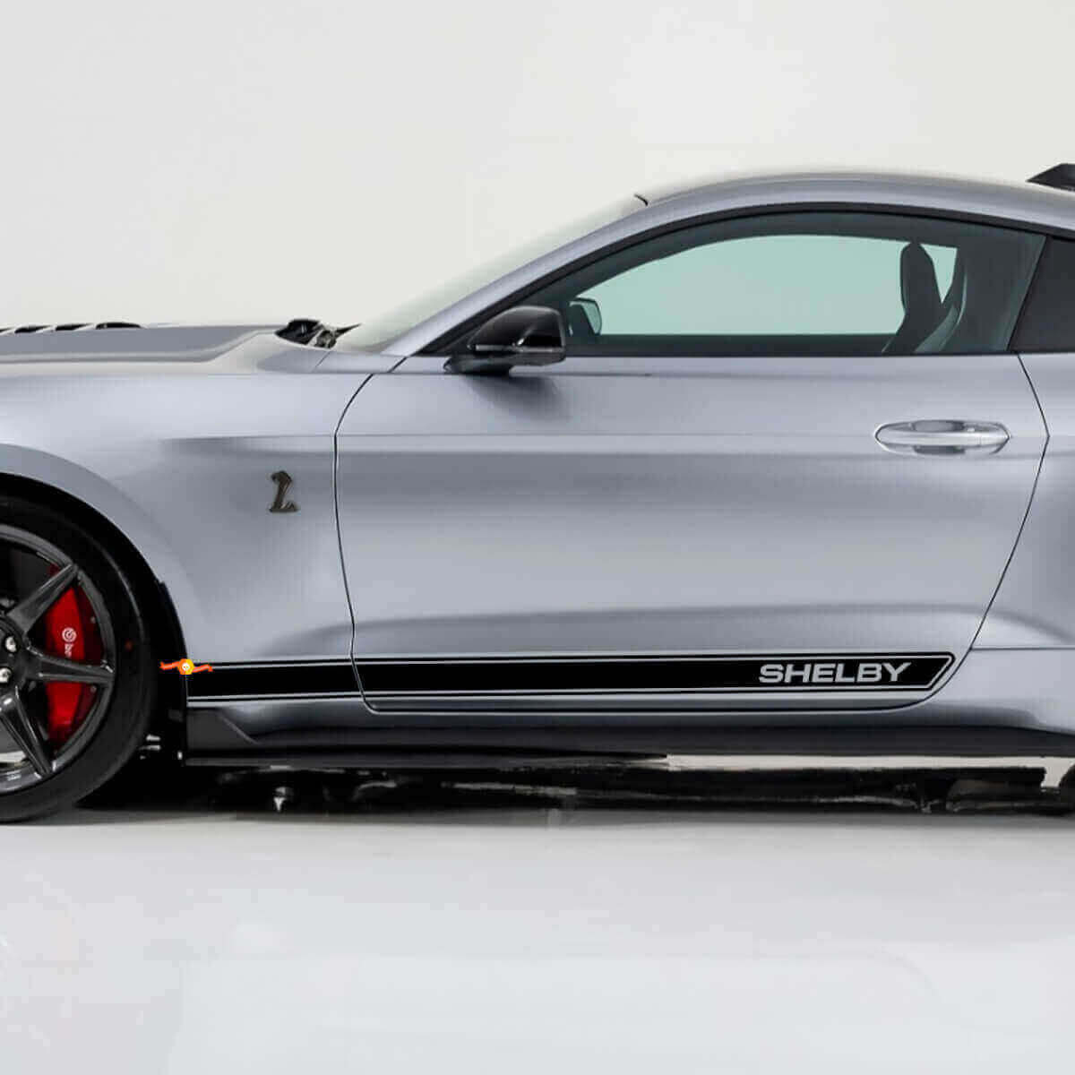 Kit de décalcomanies en vinyle pour bas de caisse Shelby Outline Rocker Panel Stripes pour Musclecar Musclecarmodel
