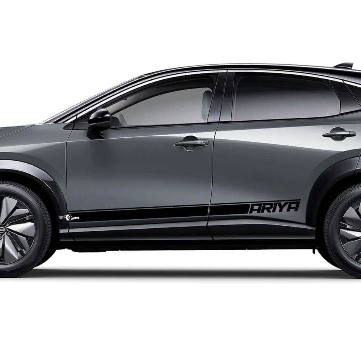 Kit de décalcomanies à bandes d'accent du logo Sides Racing pour Nissan ARIYA