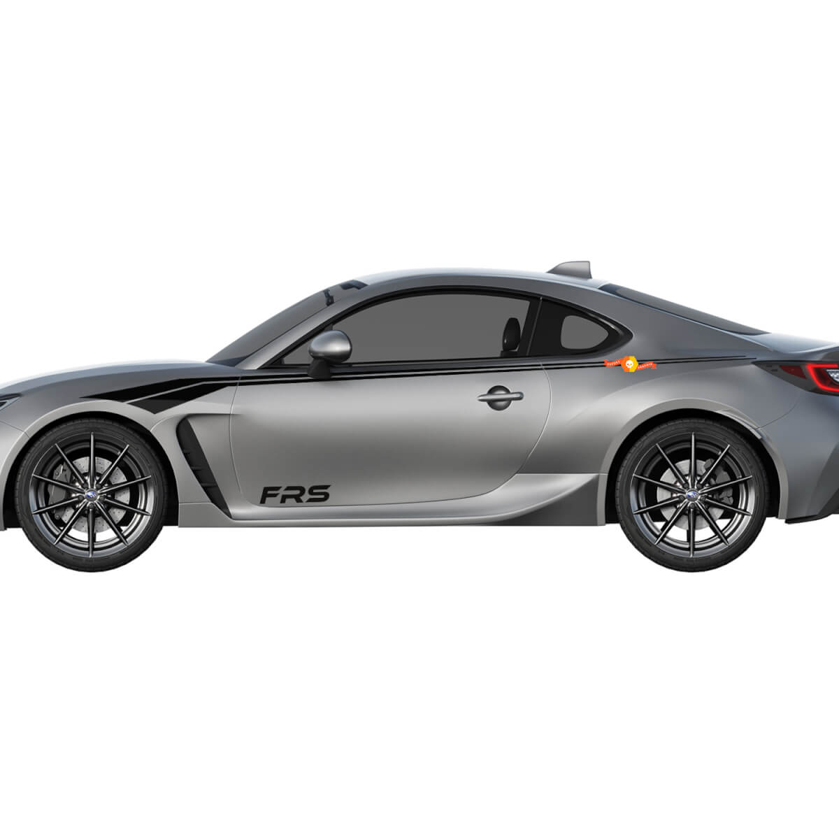 Paire de bandes de course autocollantes en vinyle pour Toyota Scion Fr-S

