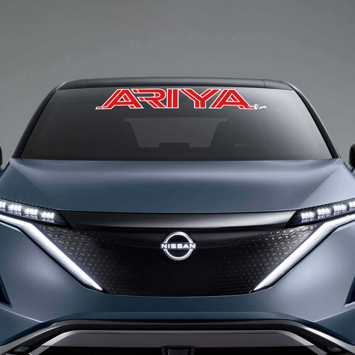 Lettrage de Marque Autocollant Graphique Pare-brise 2 pour Nissan ARIYA