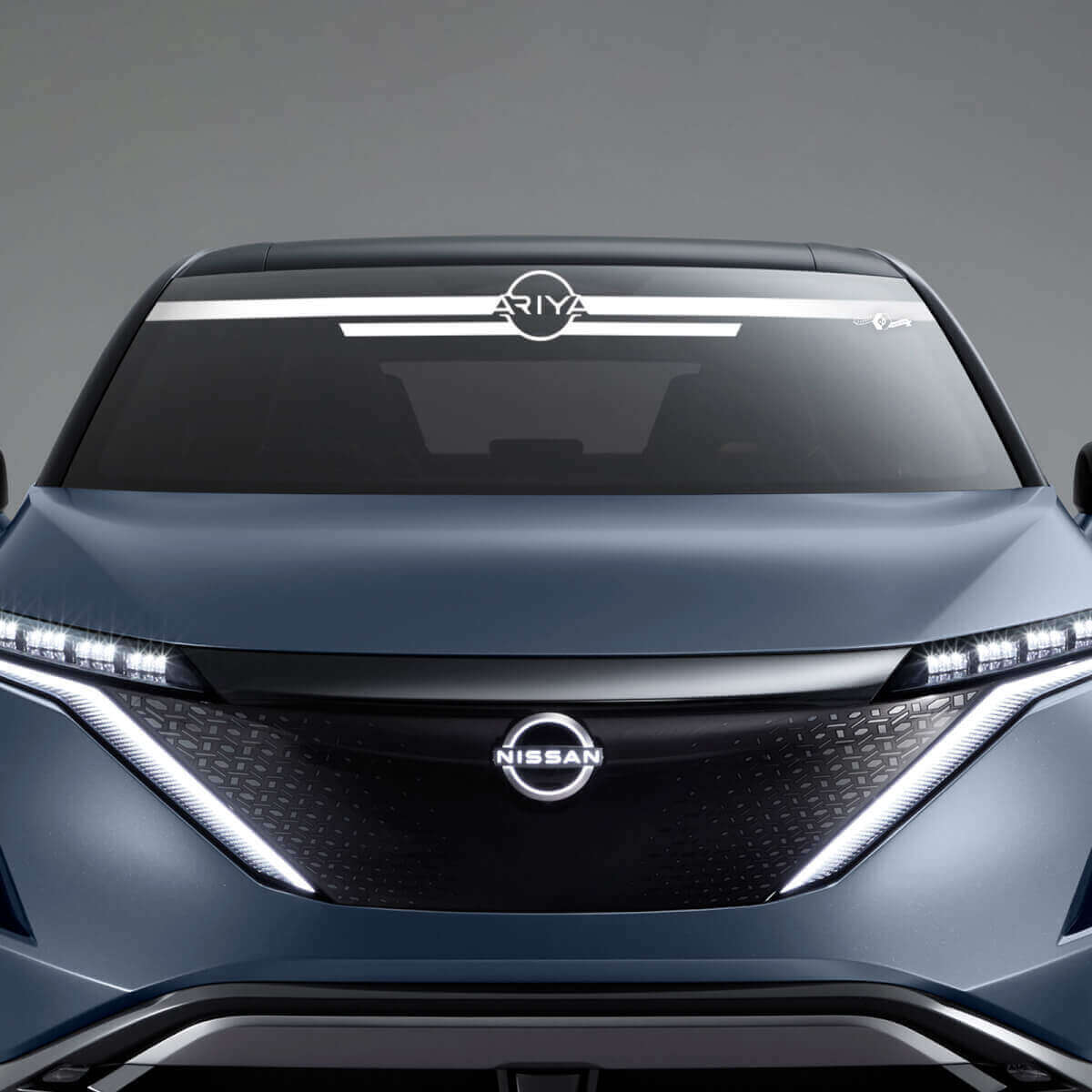 Autocollant Déco Bande Logo ARIYA pour Pare-brise Nissan ARIYA