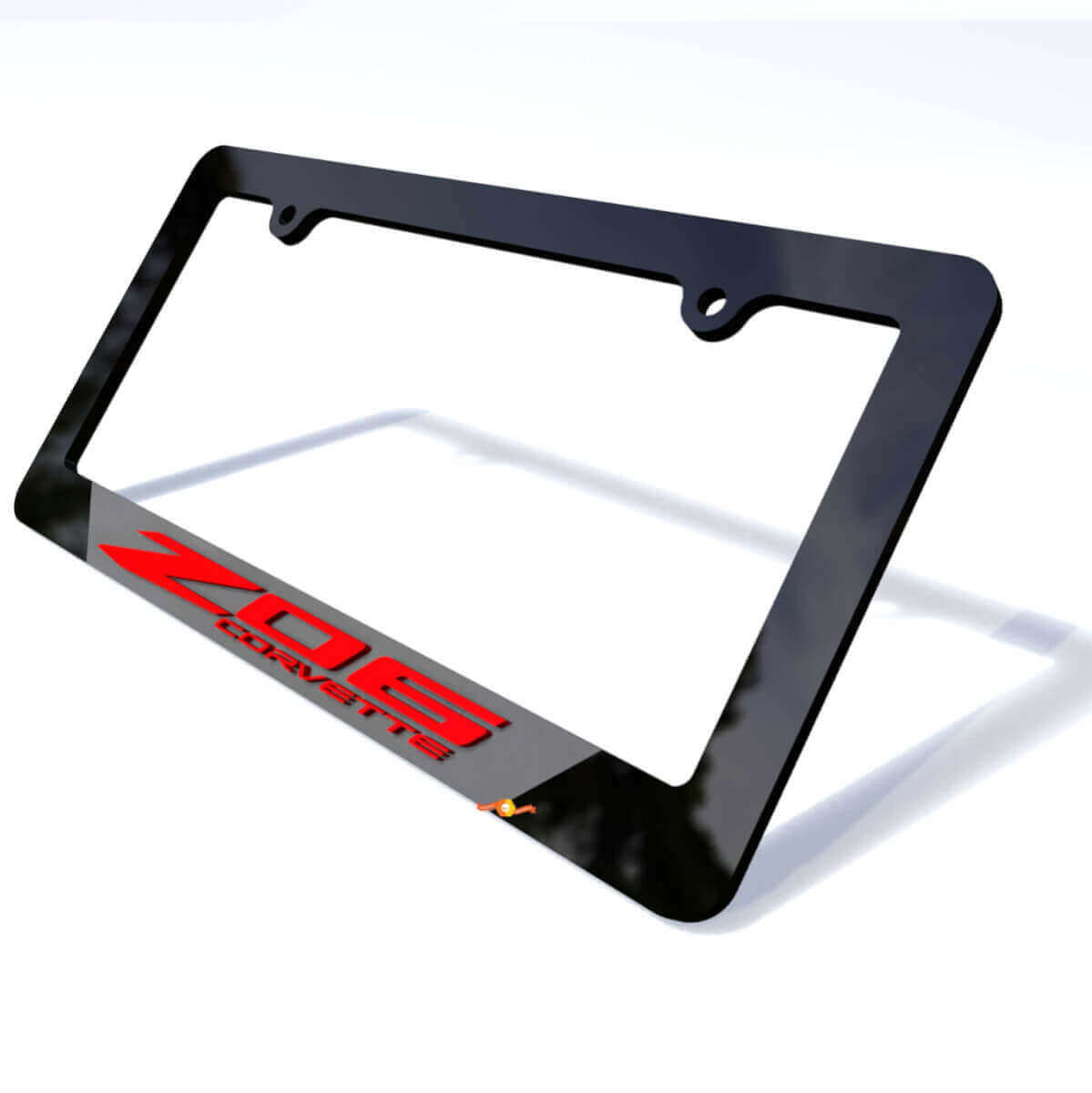 Caches de plaques d'immatriculation pour véhicule Z06 Cadres Décor pour Chevrolet Corvette C8
