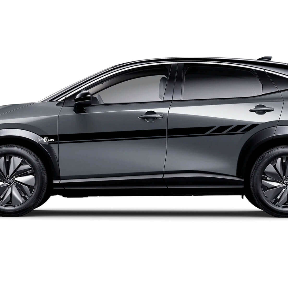 Sides Universal Stripes Racing Graphics Decal Kit for Nissan ARIYA
