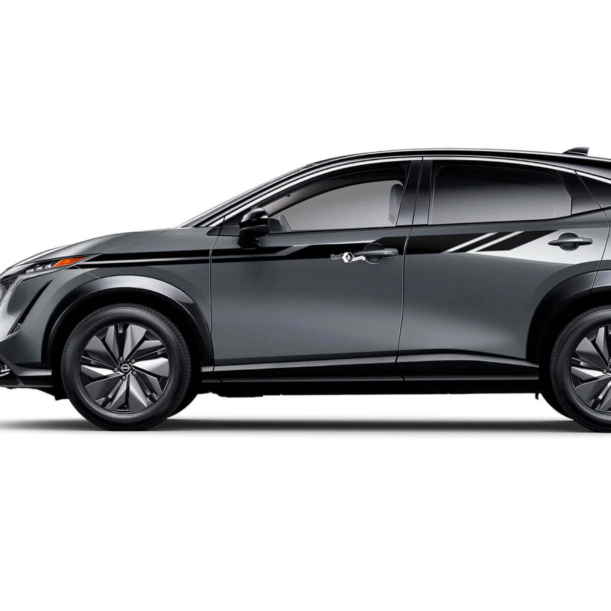 Bandes d'accent universelles latérales Kit de décalcomanies de course pour Nissan ARIYA
