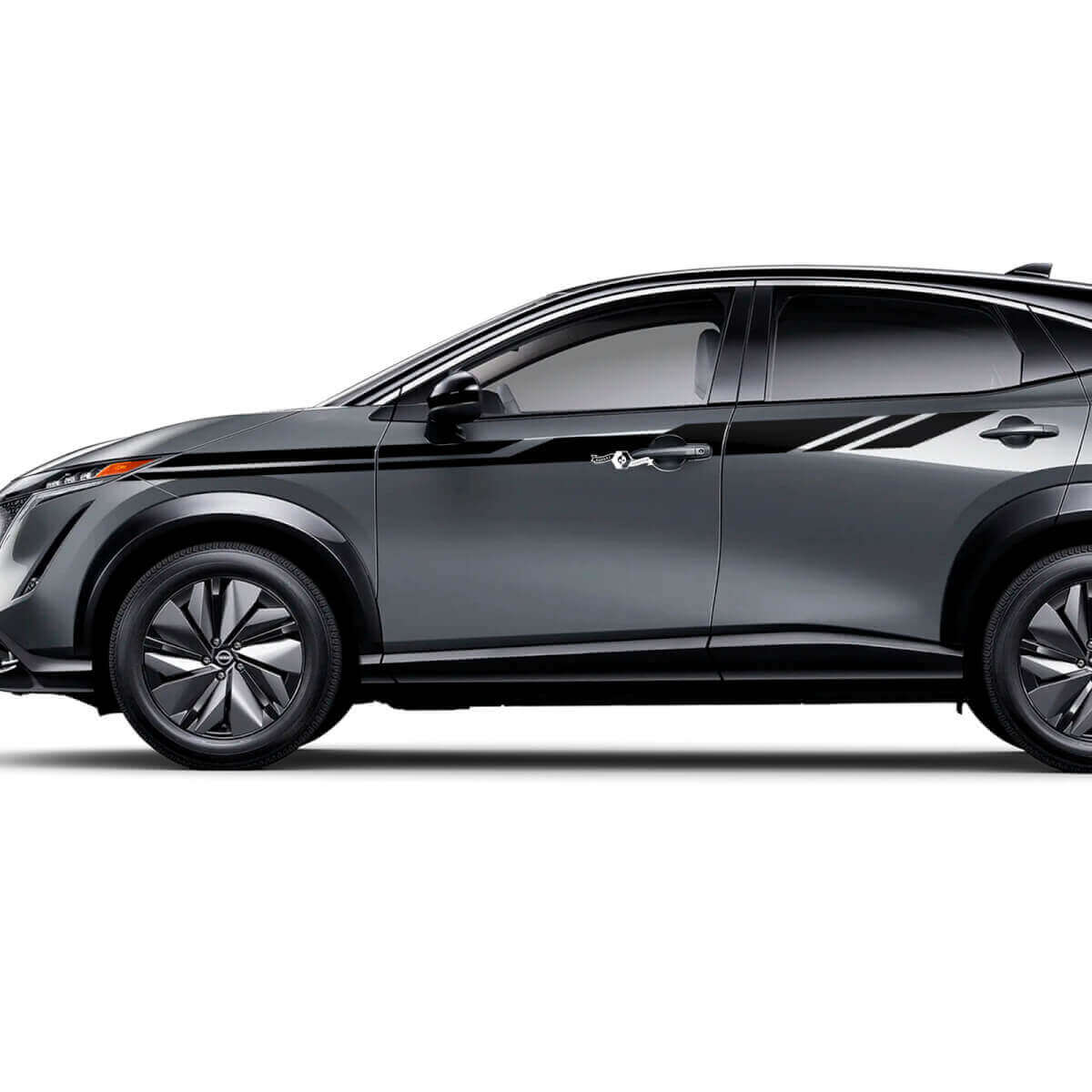 Bandes d'accent universelles latérales Kit de décalcomanies de course pour Nissan ARIYA
