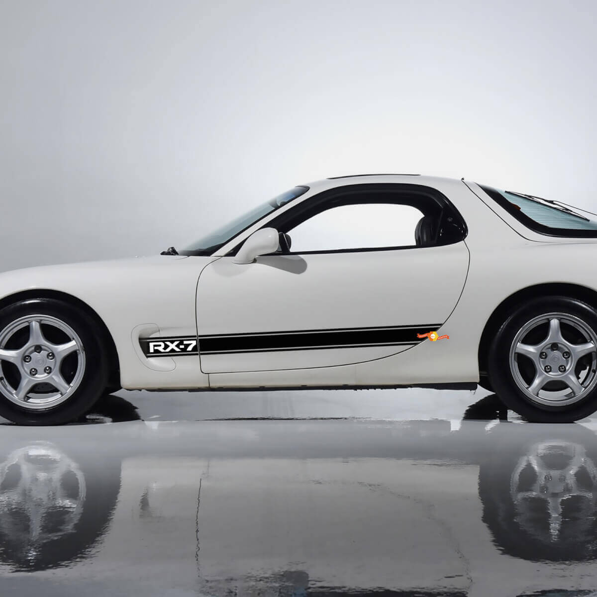 Autocollant de bande latérale - Autocollant en vinyle personnalisé pour Mazda RX-7 Sport
