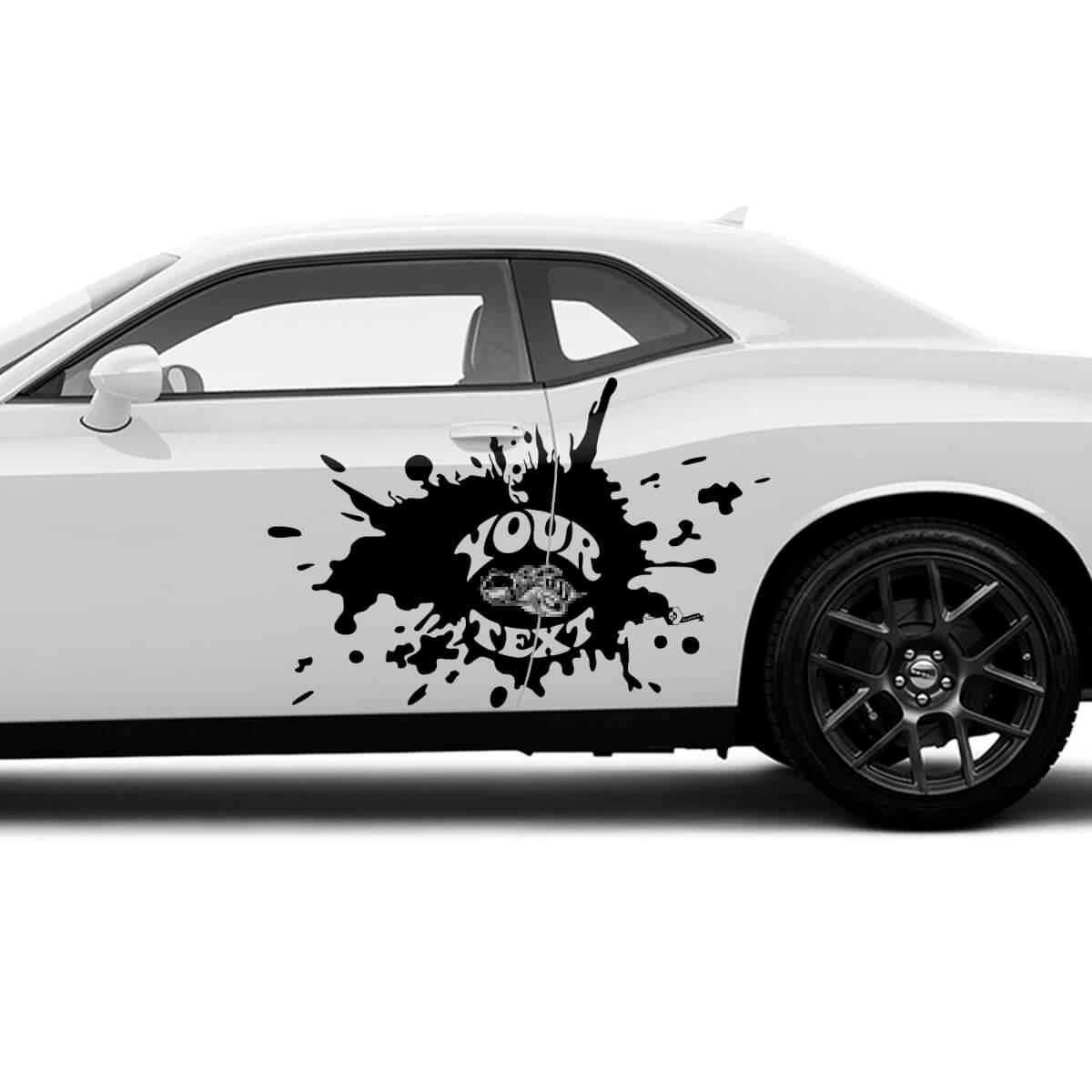 Kit d'autocollants vinyle Super Bee Doors pour Dodge Challenger