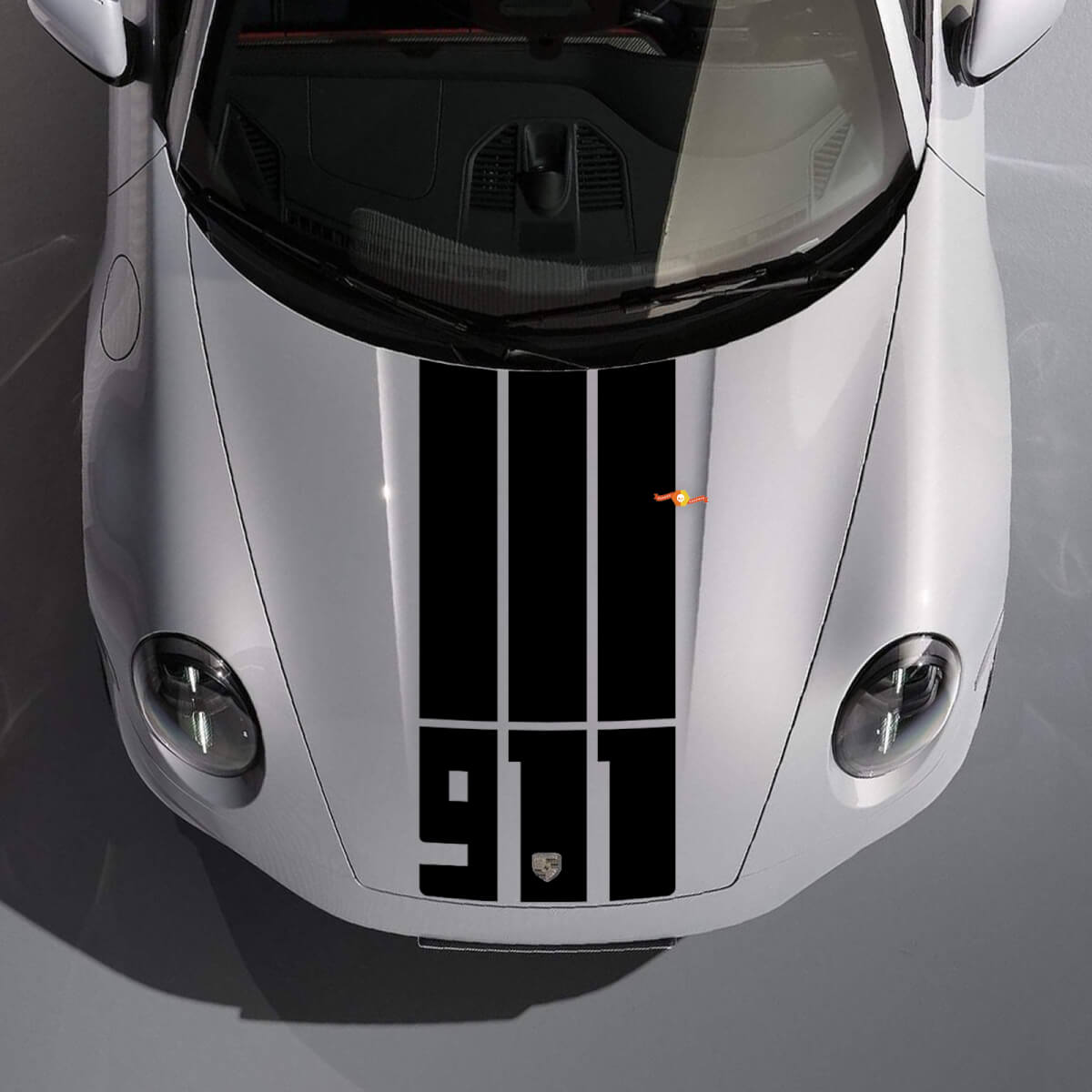 Kit de capot graphique Spirit 70 Autocollant Décalque pour Porsche 911
