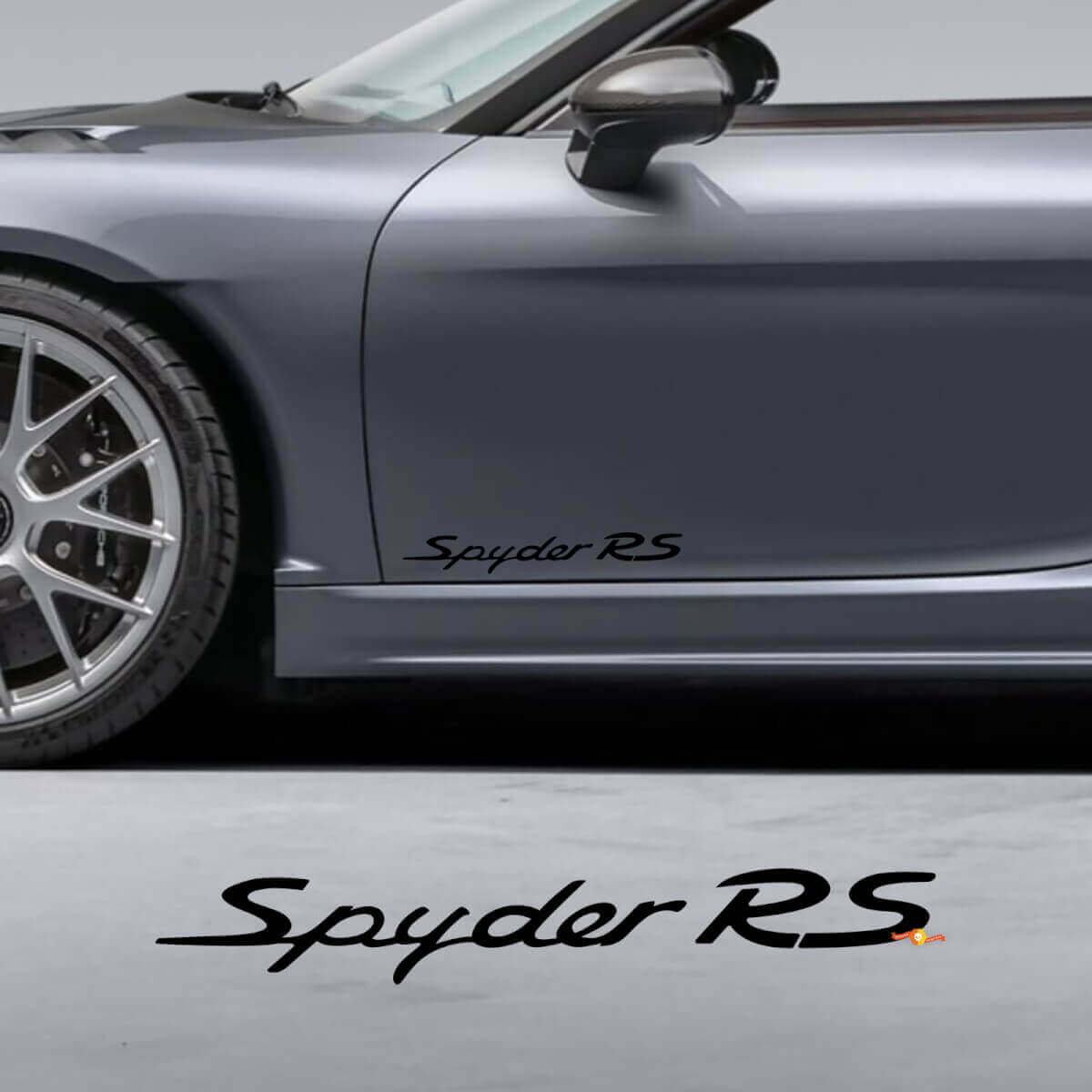Ensemble de décalcomanies en vinyle pour porte latérale Spyder RS pour Porsche 718