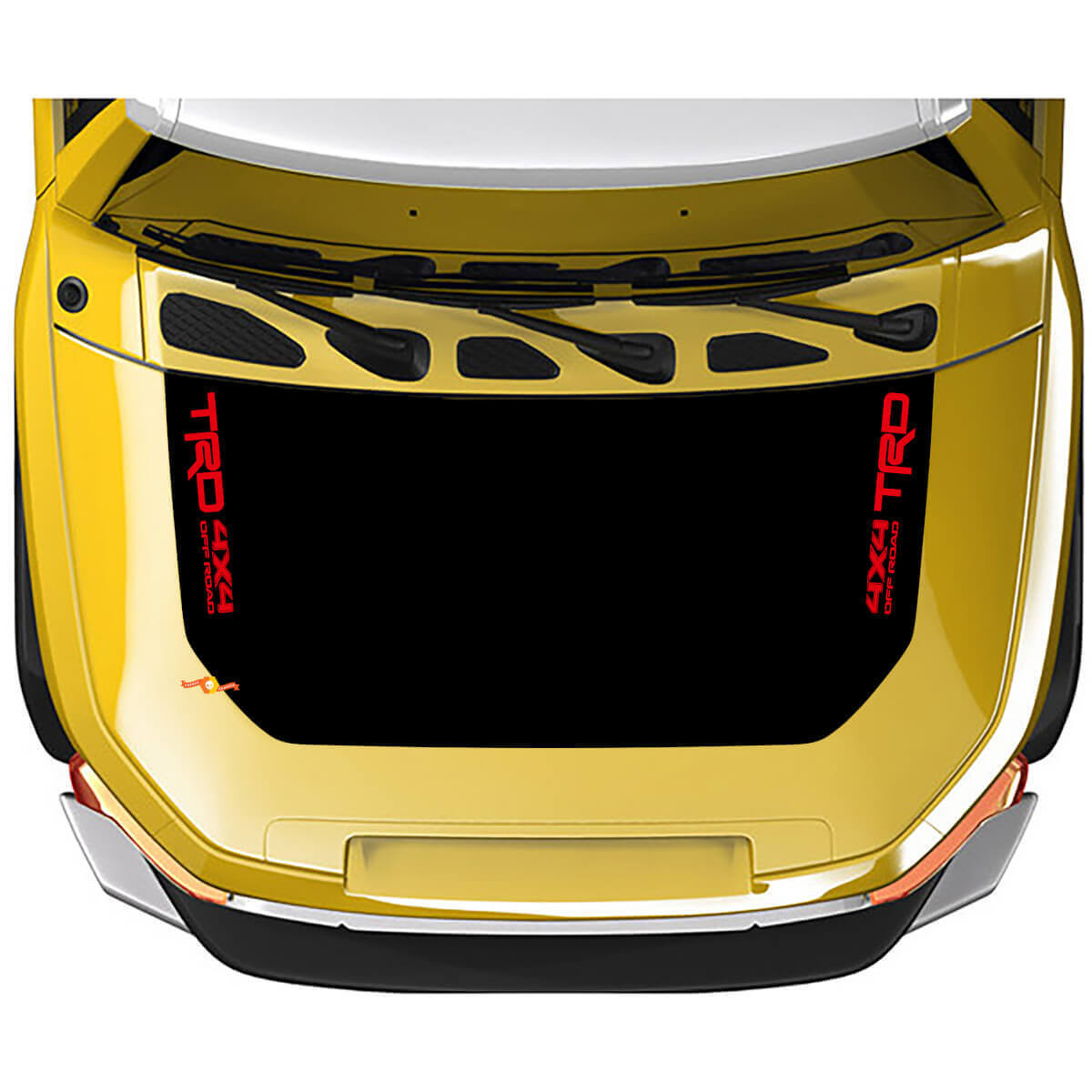 Autocollant en vinyle style capot tout-terrain TRD pour Toyota FJ Cruiser