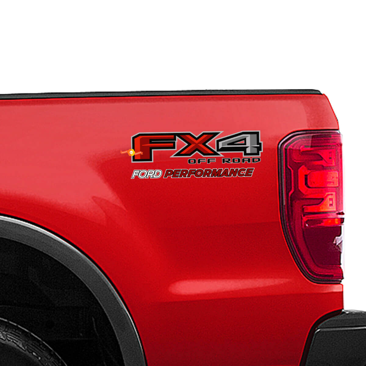 Autocollants Ford Performance FX4 Off Road pour les côtés de la benne du camion pour Ford F150 f250
