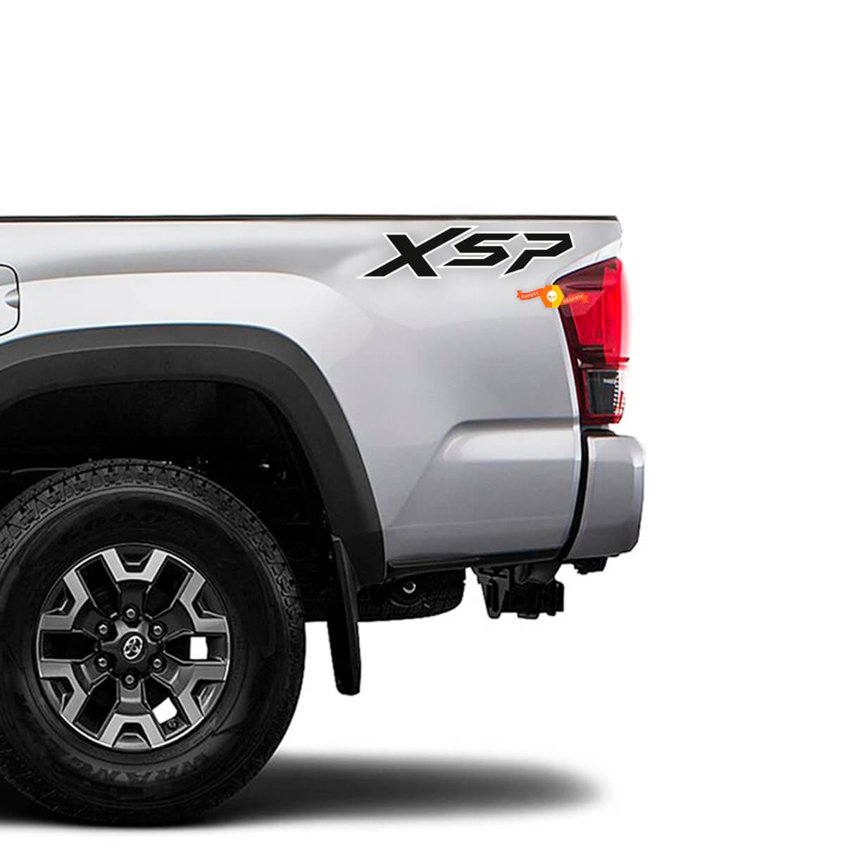 Paire d'autocollants vinyle latéraux XSP pour camion Toyota Tacoma
