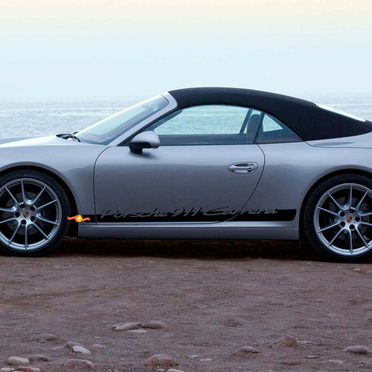 Kit de bandes de portes latérales 911 Autocollant pour Porsche 911 Carrera
