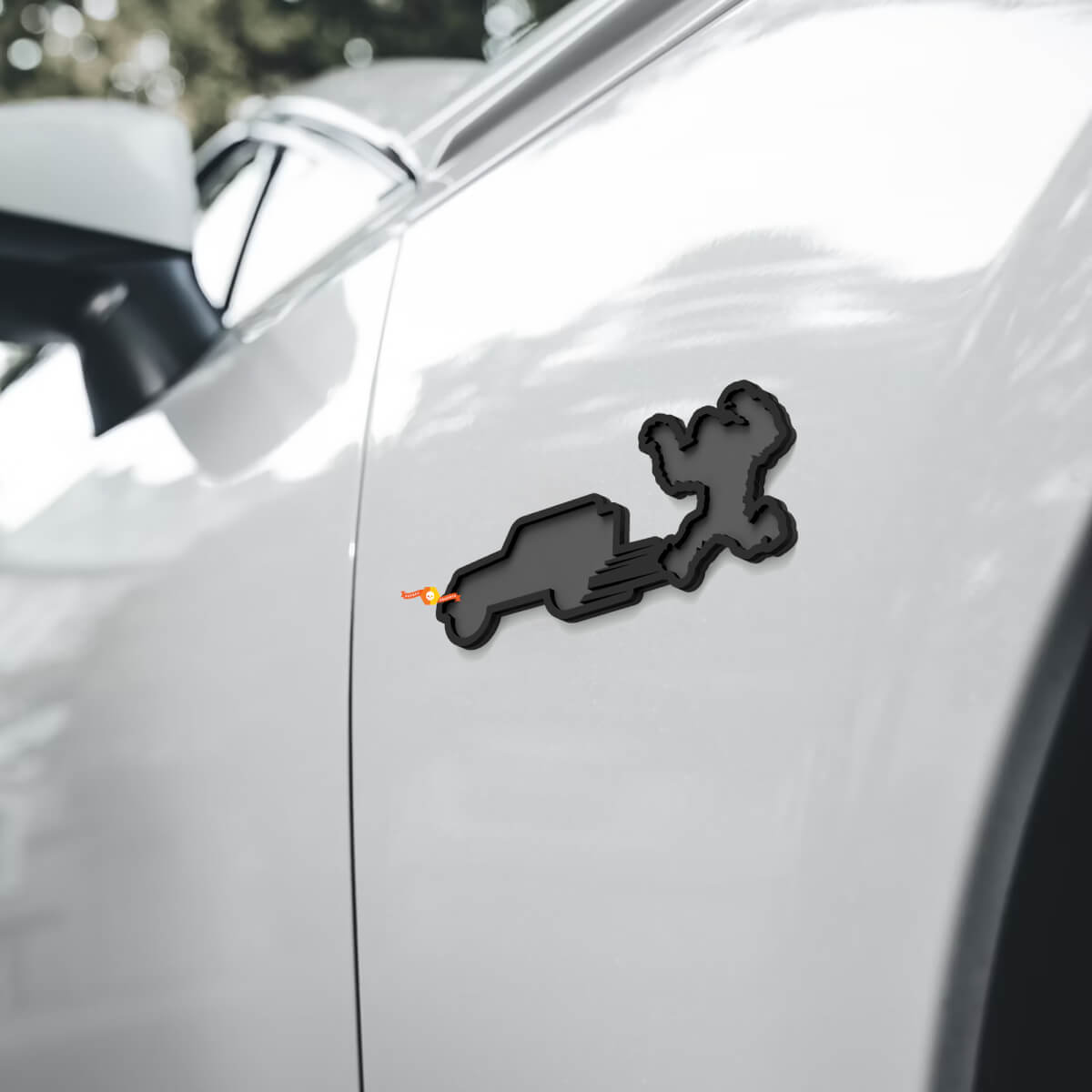 Emblème d'aile Jeep Yeti Sasquatch 3D