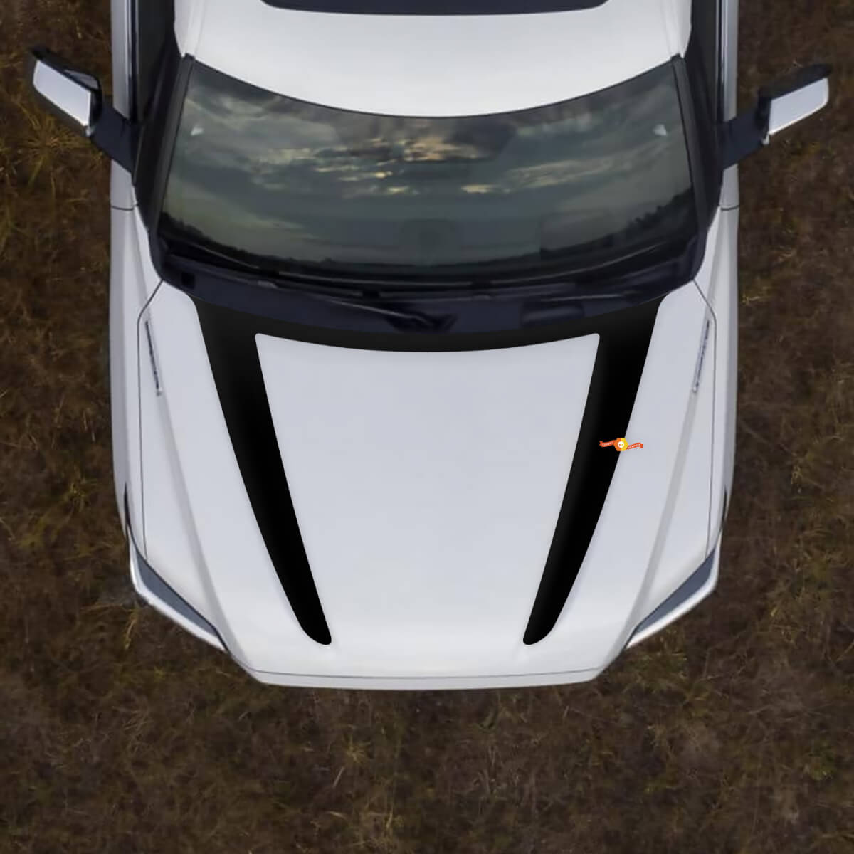 Autocollants vinyle pour capot adaptés à Toyota Sequoia 2025 et plus récent.
