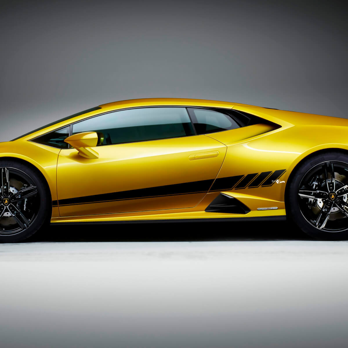 Autocollants Décoratifs en Vinyle de Course Bandes Latérales 3 pour Lamborghini Huracan Evo