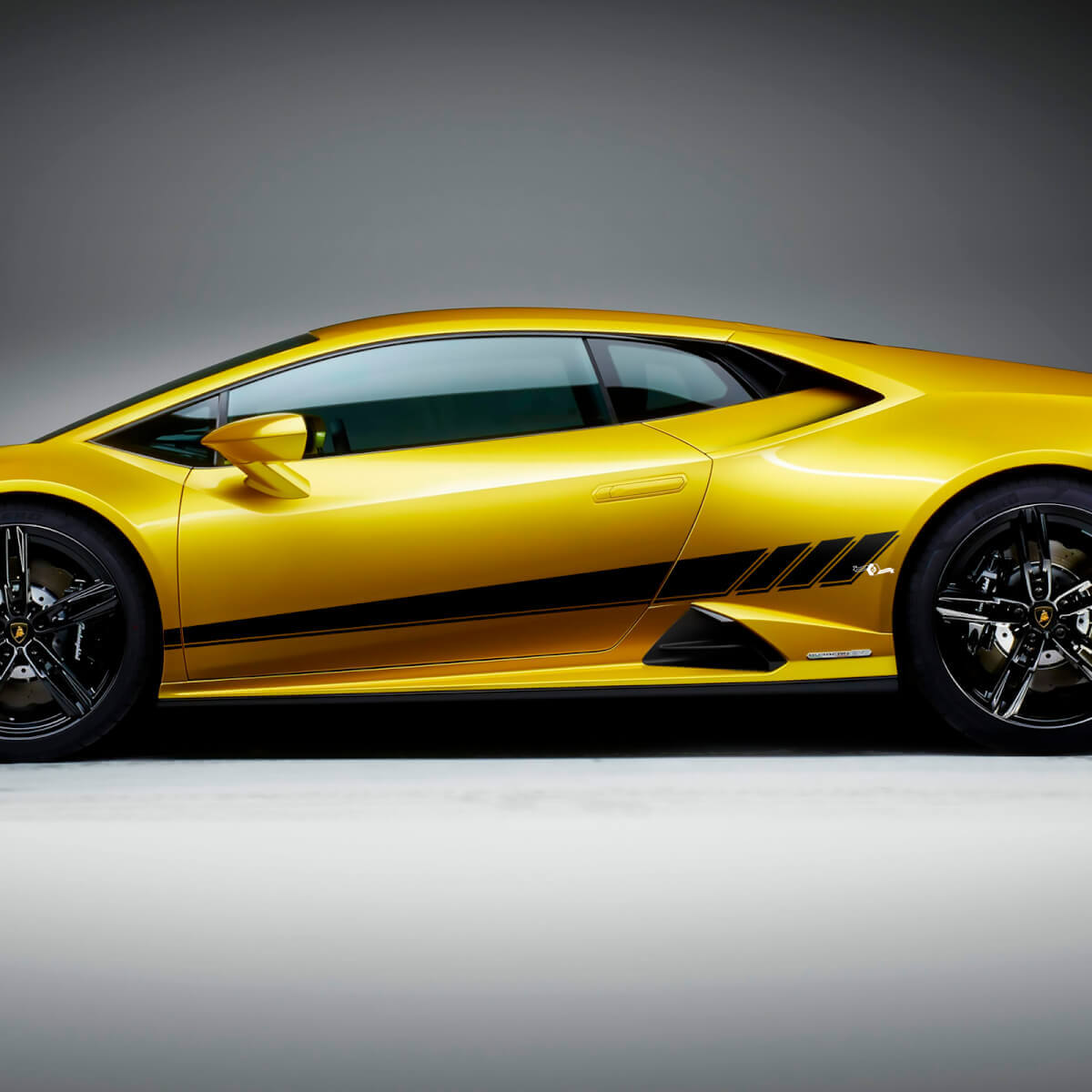 Autocollant en vinyle pour bandes latérales Racing Graphics pour Lamborghini Huracan Evo 3
