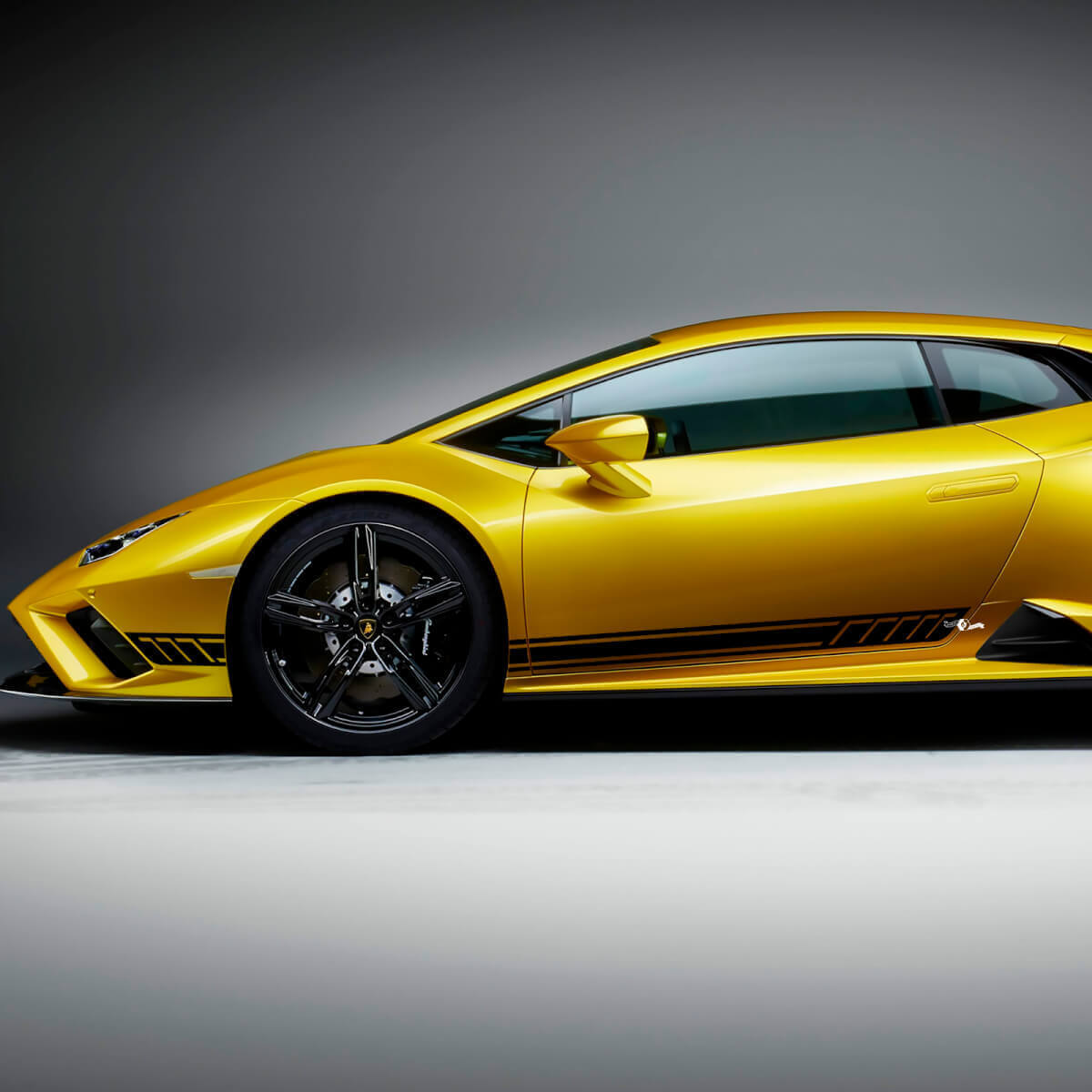 Autocollants Vinyle Racing Bandes Latérales Graphiques 4 pour Lamborghini Huracan Evo