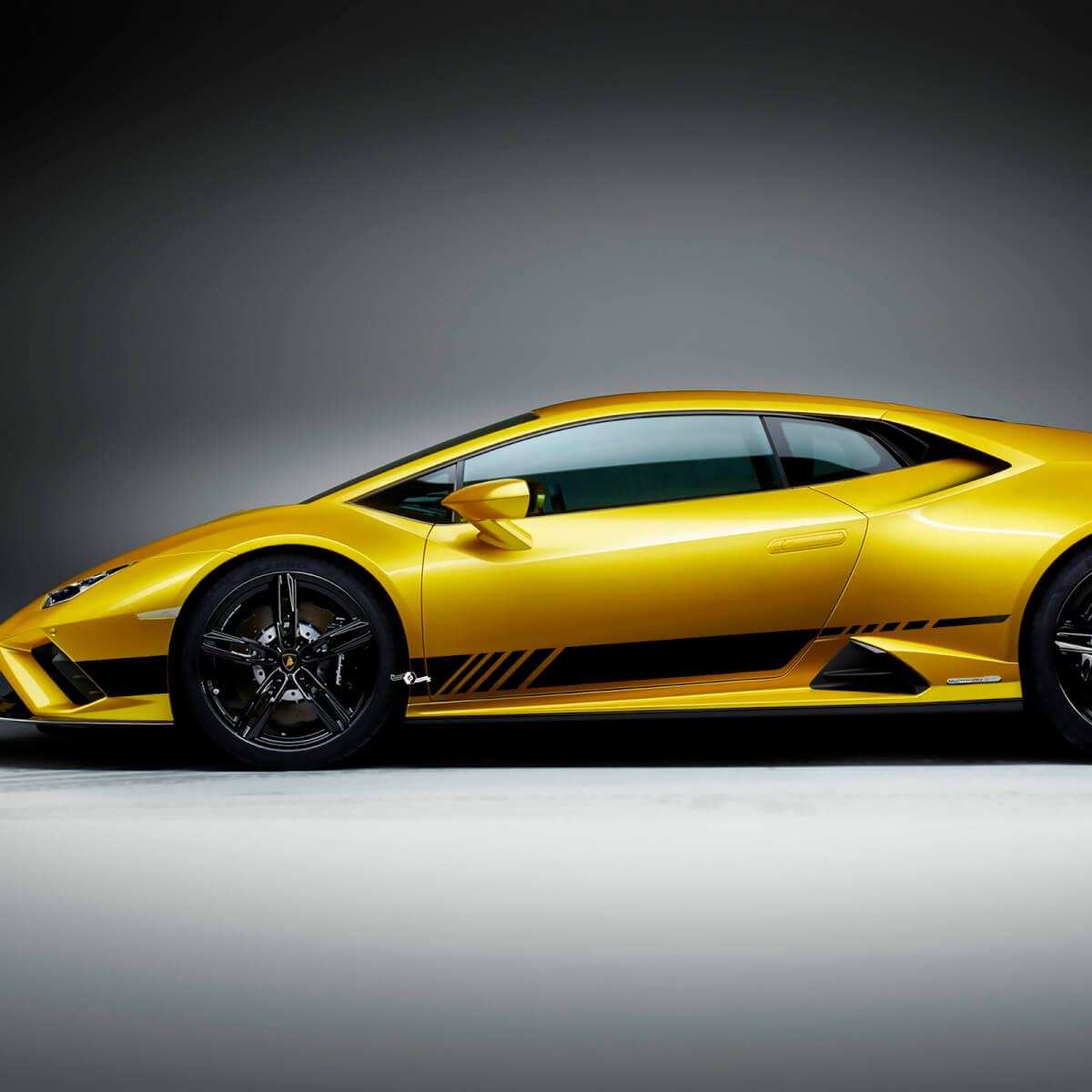 Rayures latérales Autocollant en vinyle pour Lamborghini Huracan Evo 5
