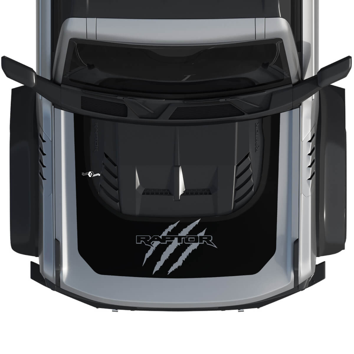 Capot Bronco Raptor Griffes Rayures Wrap Graphiques Autocollant pour Ford Bronco