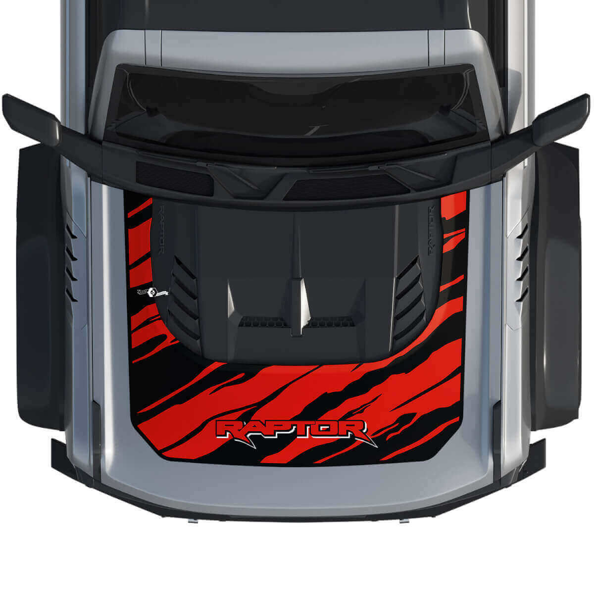 Autocollant décalcomanie wrap capot 3 pour Musclecar horse style power truck 3