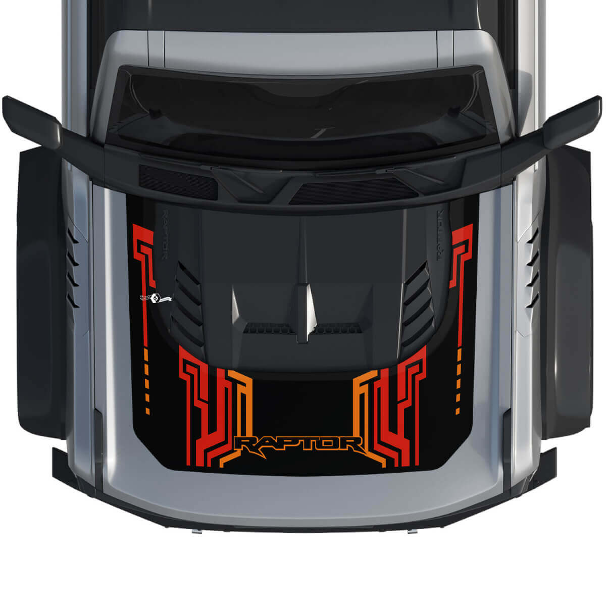 Capot Bronco Raptor Wrap Graphique Autocollant pour Ford Bronco 3 couleurs
